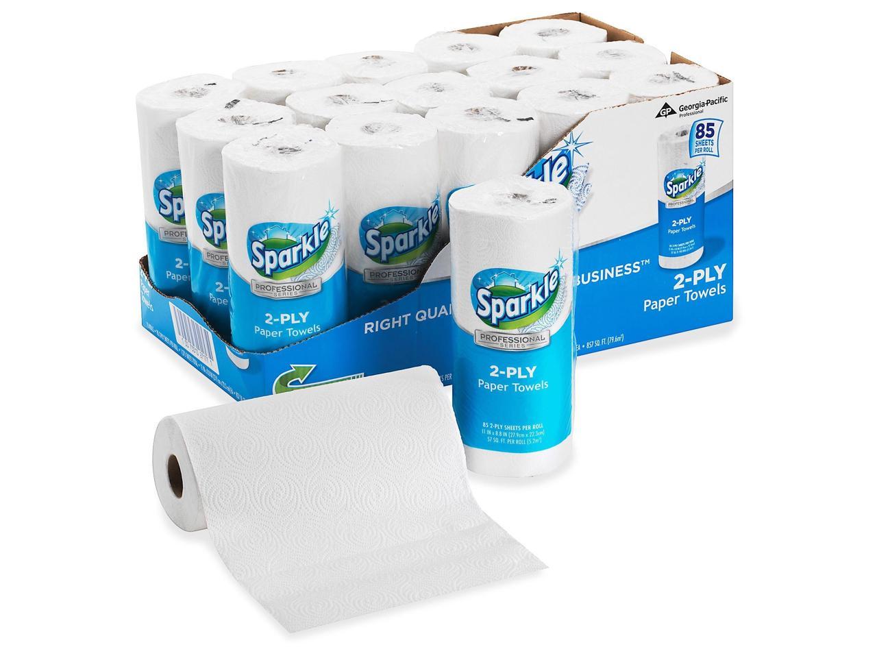 Sparkle 2717714, Pick-A-Size Perforated Roll Towel, White, 8 4/5 x 11 ...
