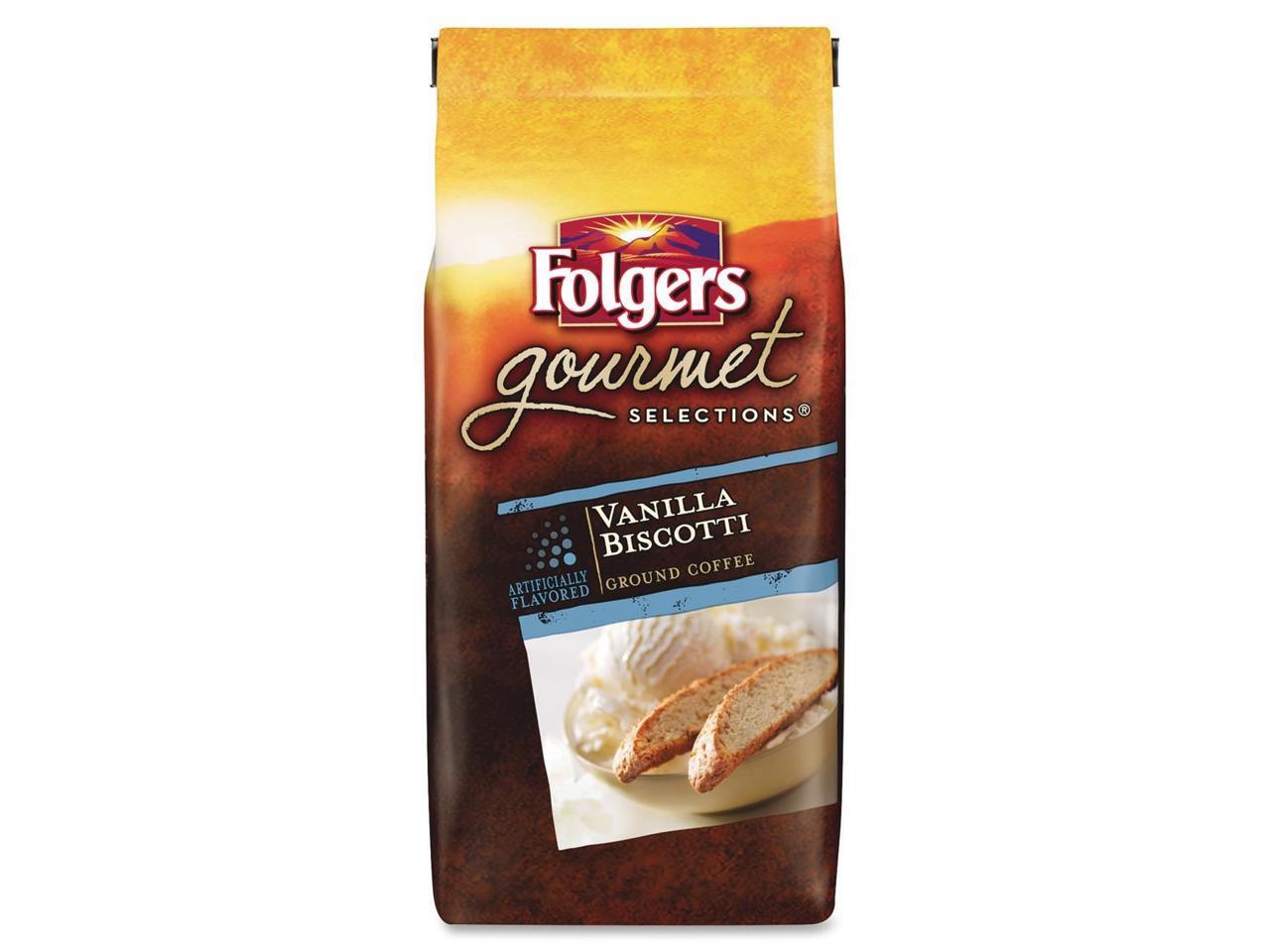 Folgers Vanilla Biscotti Gourmet Ground Coffee Ground Vanilla