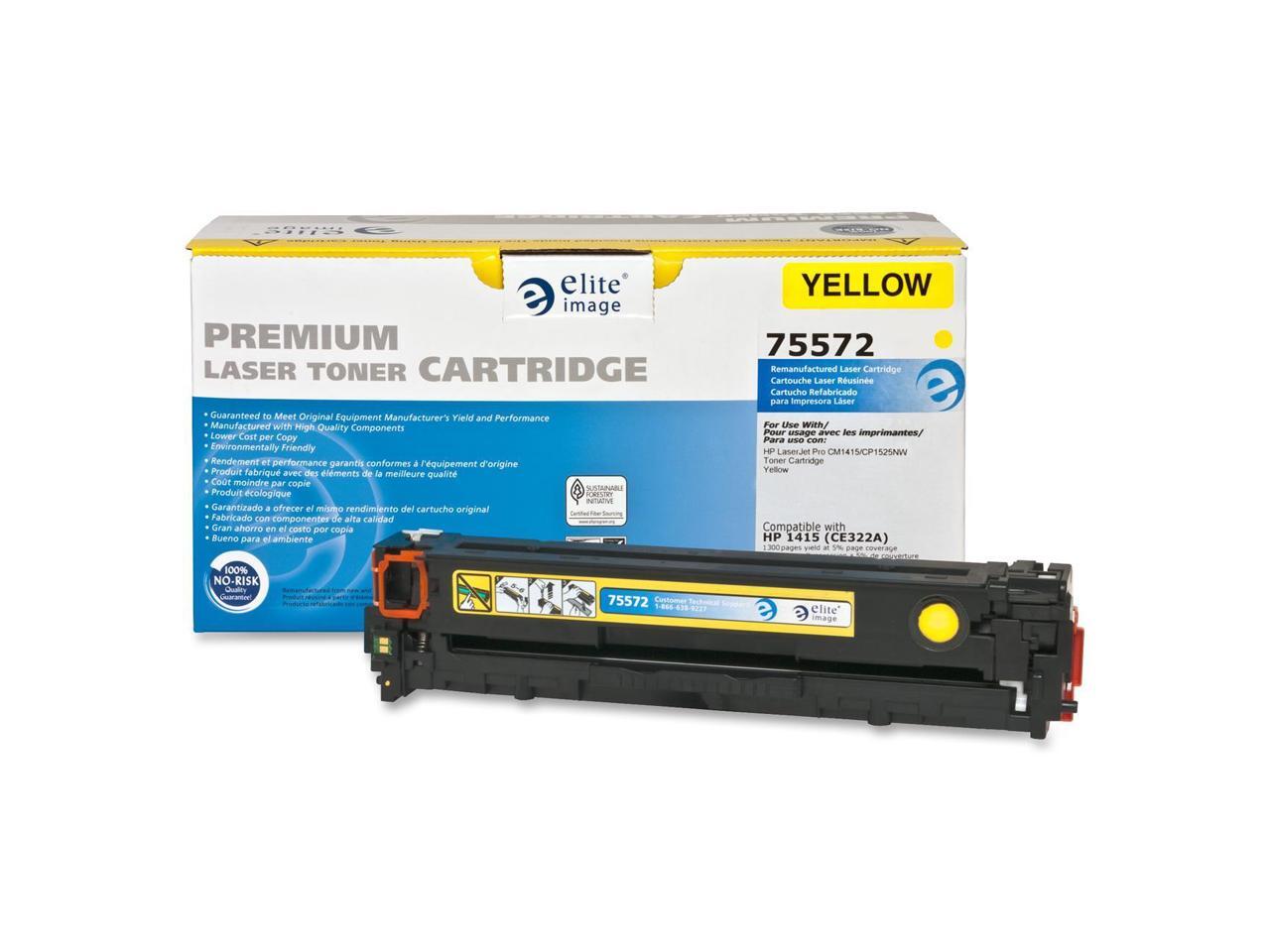Elite Image 75572 Toner Cartridge 1 300 Page Yield Yellow