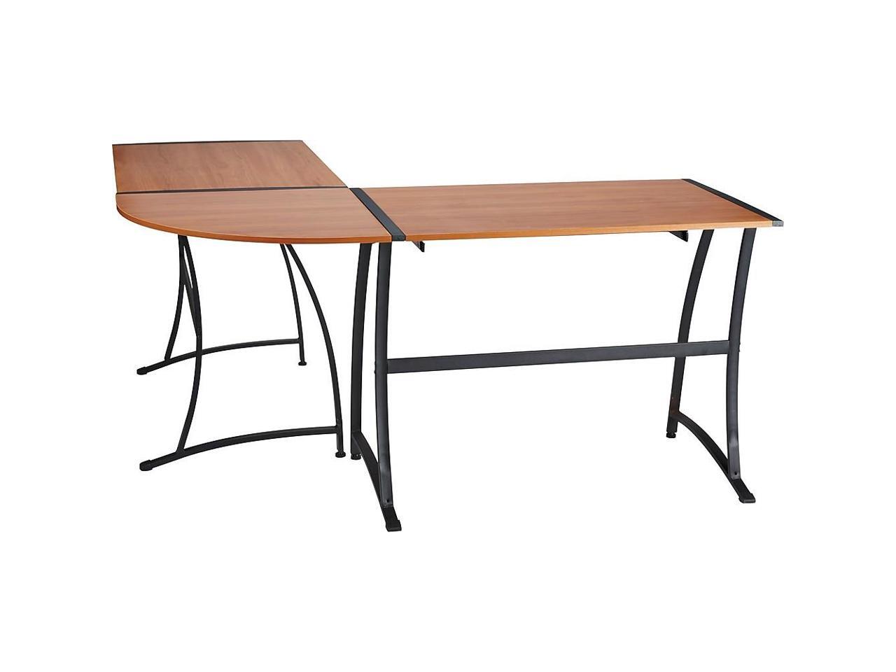 Staples Gillespie LShaped Desk 1929202