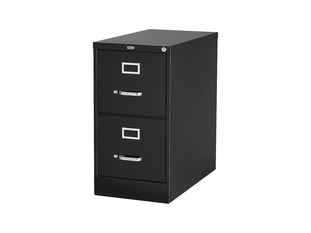 staples two drawer file cabinet