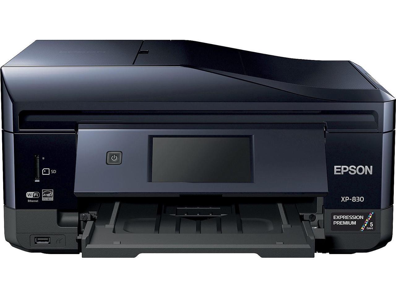 Epson XP830 Wireless Color Photo Printer Scanner, Copier & Fax