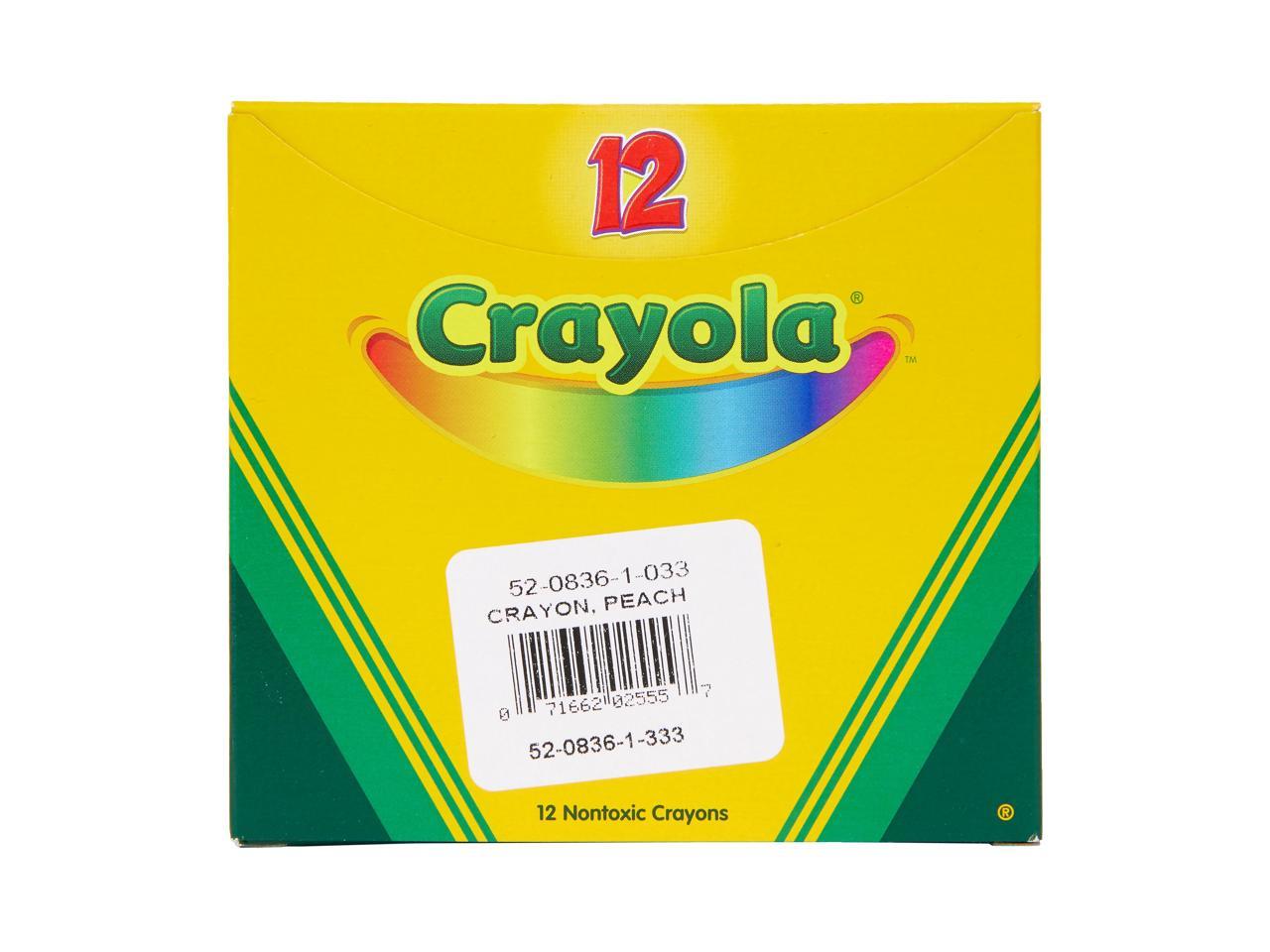 Pink Crayola 52-0836-010 Single-Color Crayon Refill 5/16 x 3-5/8 Size Standard 