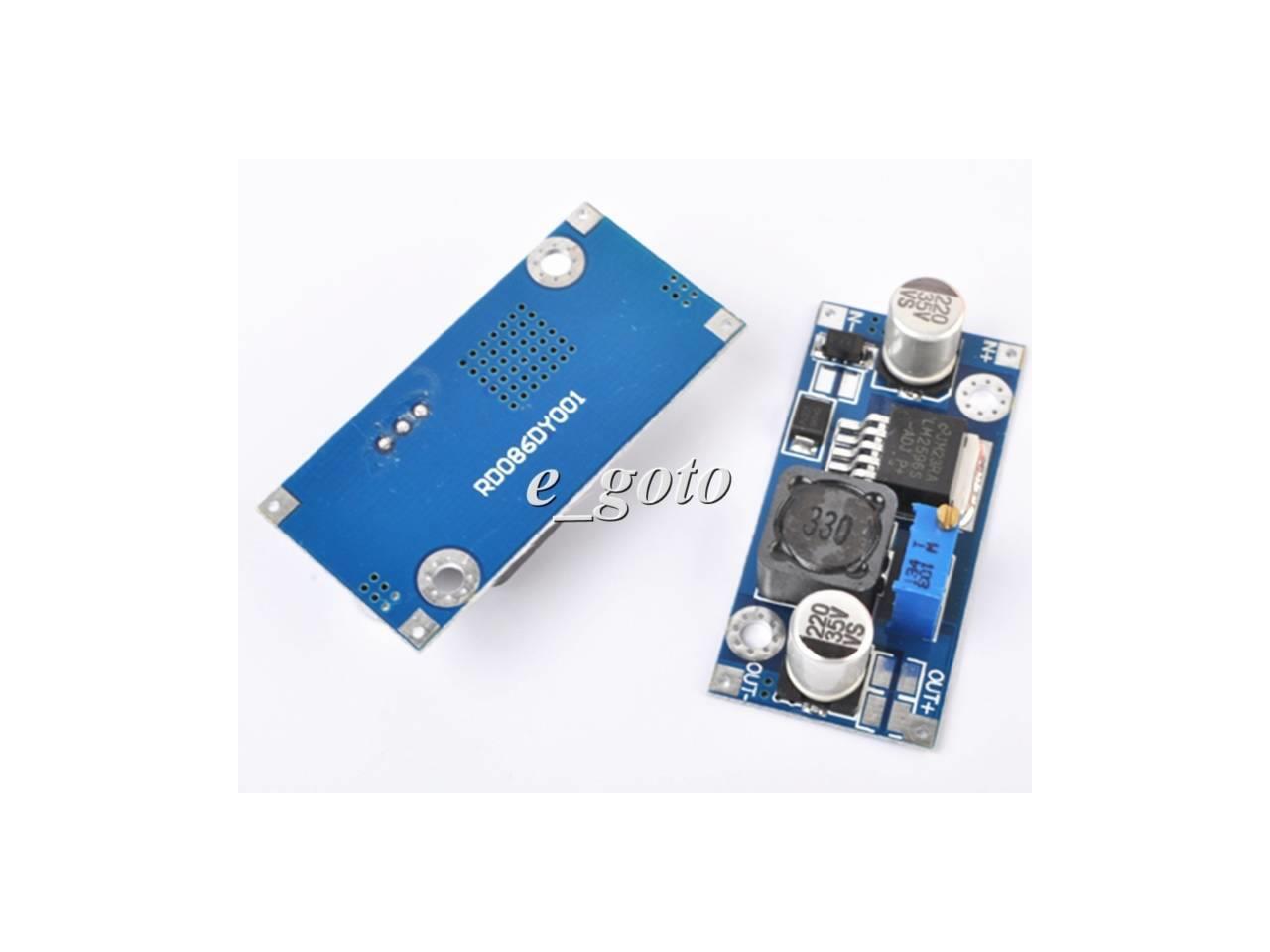 2PCS DC-DC Buck Converter LM2596 Step Down Module Power Output 1.23V-30V
