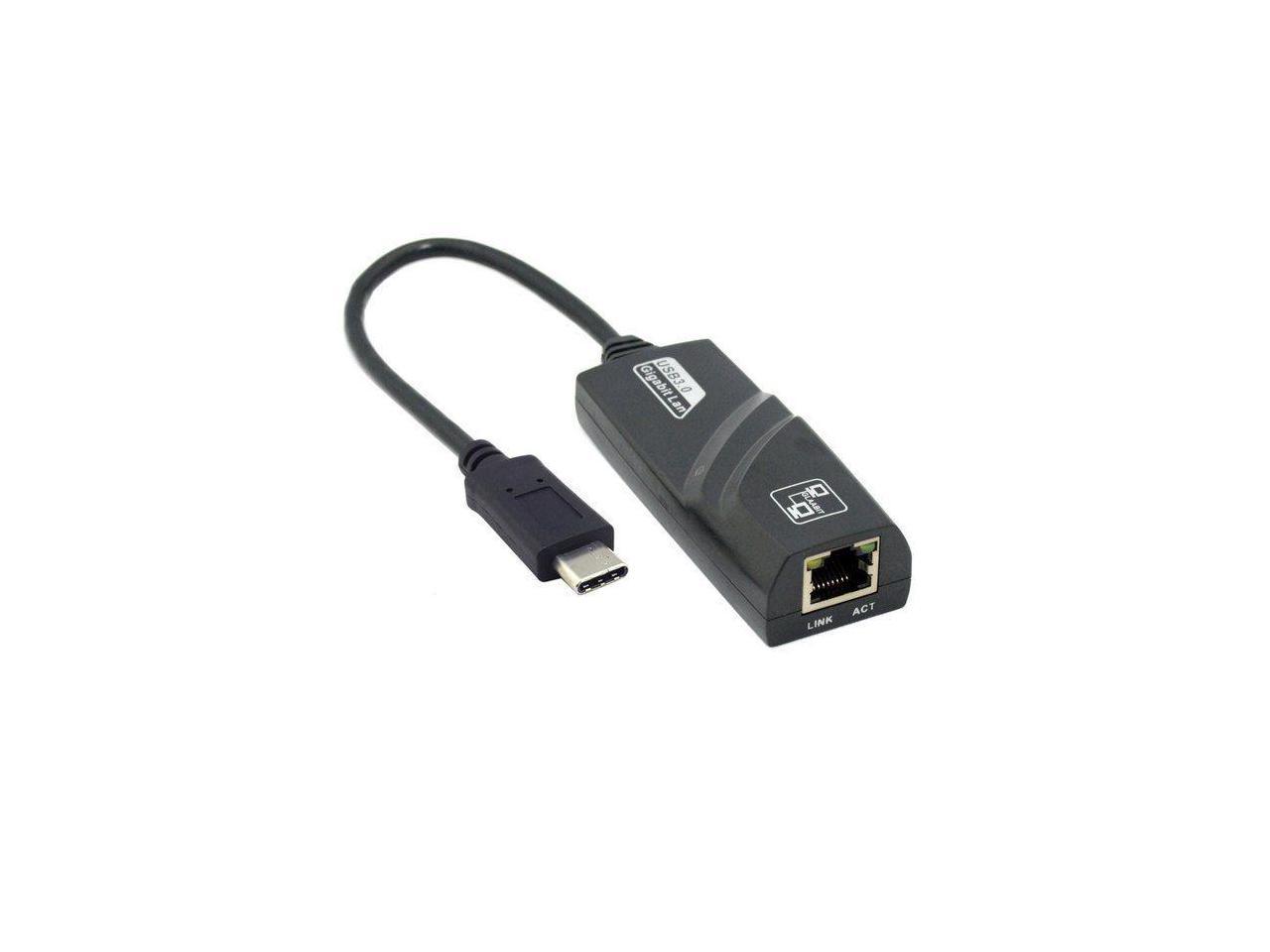 Thunderbolt-3 Usb Type-c Usb-c Male To Rj45 Female 1000mbps Gigabit 