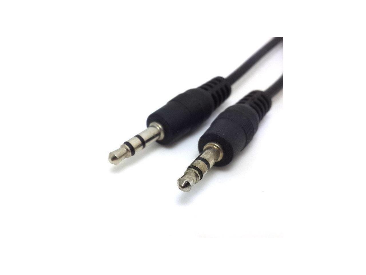 Stereo 3.5mm Male 3conductor (TRS) Plug to 3.5mm Male 3conductor (TRS