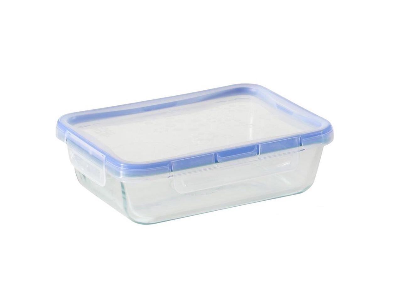 Snapware Total Solution Pyrex Glass Food Storage, Rectangle |1109329| 4 ...