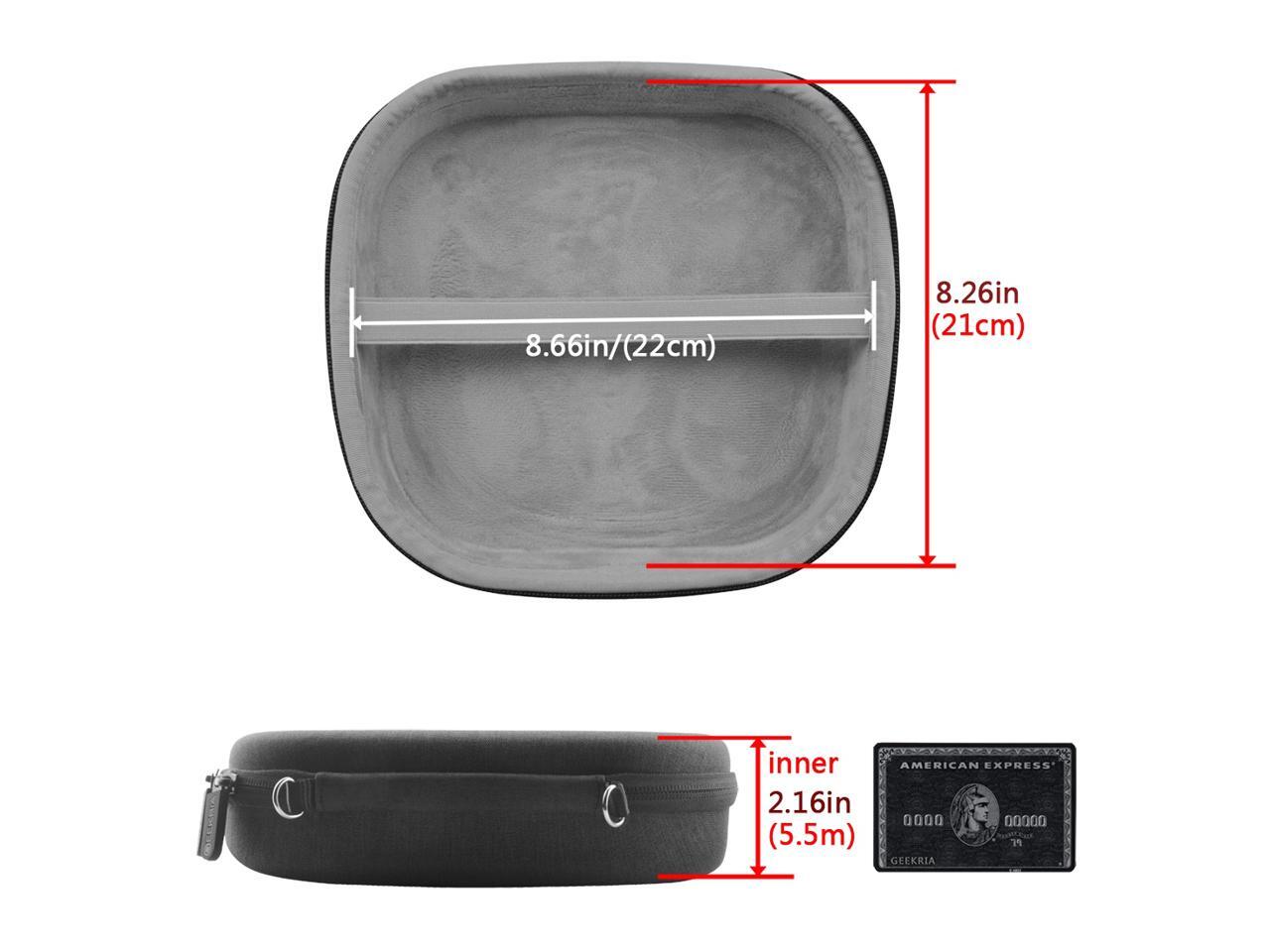 geekria ultrashell gaming headset case, compatible with steelseries