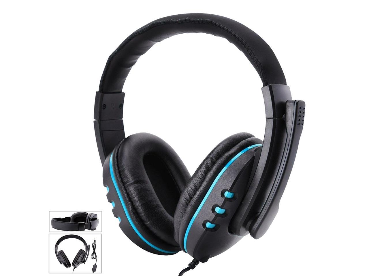 3.5mm Noise Reduction Headset Wired Control Headphones Compatible for