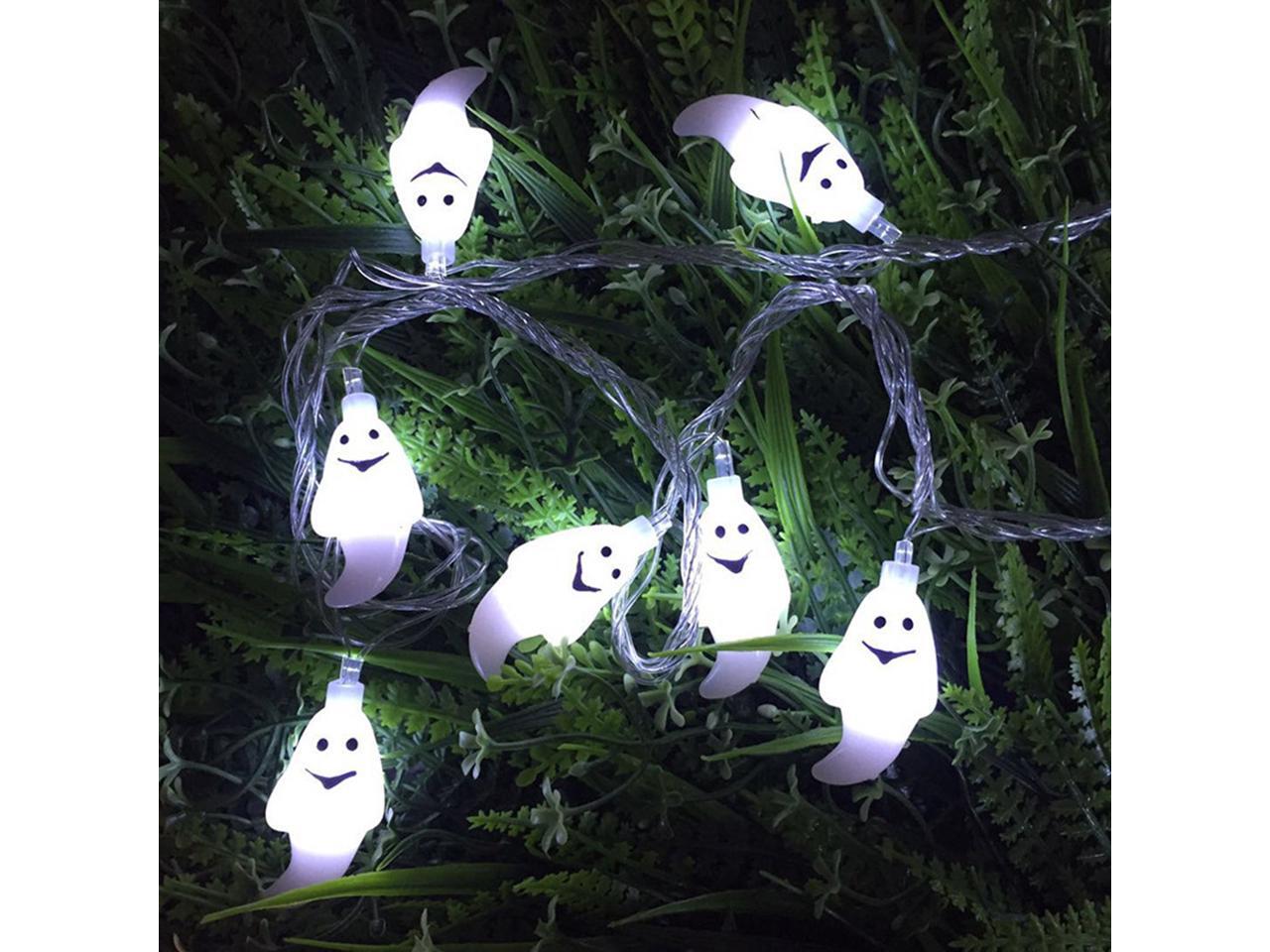 3Pcs 3M 20Leds Pumpkin Ghost Spider LED Garlands Battery Power 3Pcs 3M 20Leds Pumpkin Ghost Spider LED Garlands Battery Power