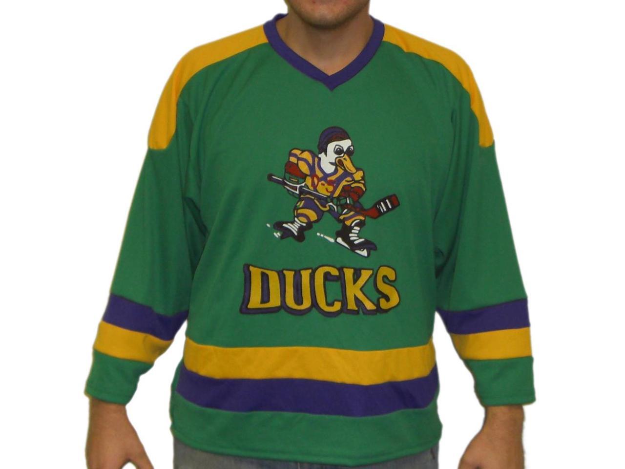 Fulton Reed #44 Mighty Ducks Movie Hockey Jersey Bash Brothers Slap Shot Costume 