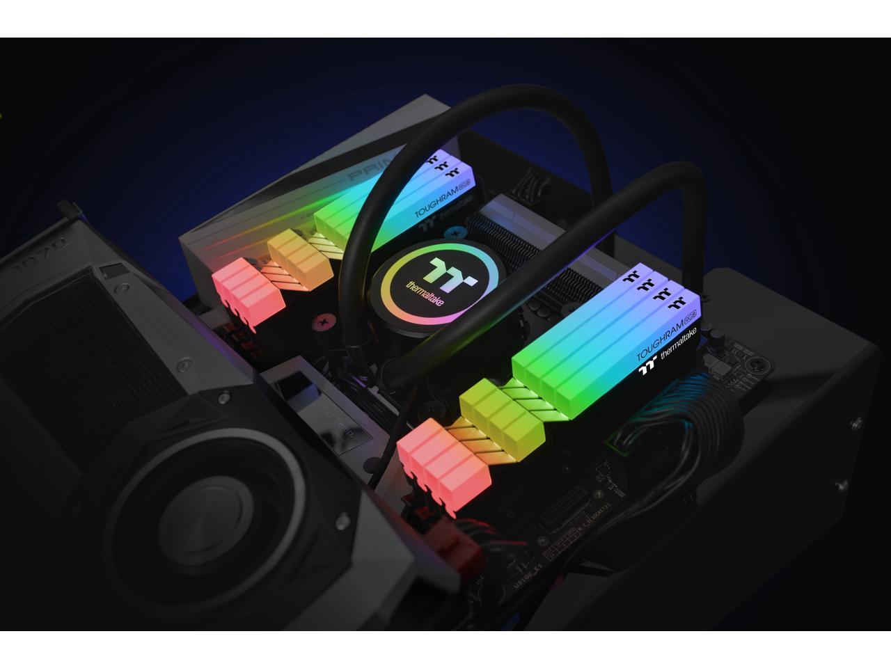 Rgb память. Thermaltake Toughram RGB 3\. Thermaltake RGB Pro 16gb 3600 MHZ. Toughram software. Контроллер подсветки RGB AORUS для кейса купить.