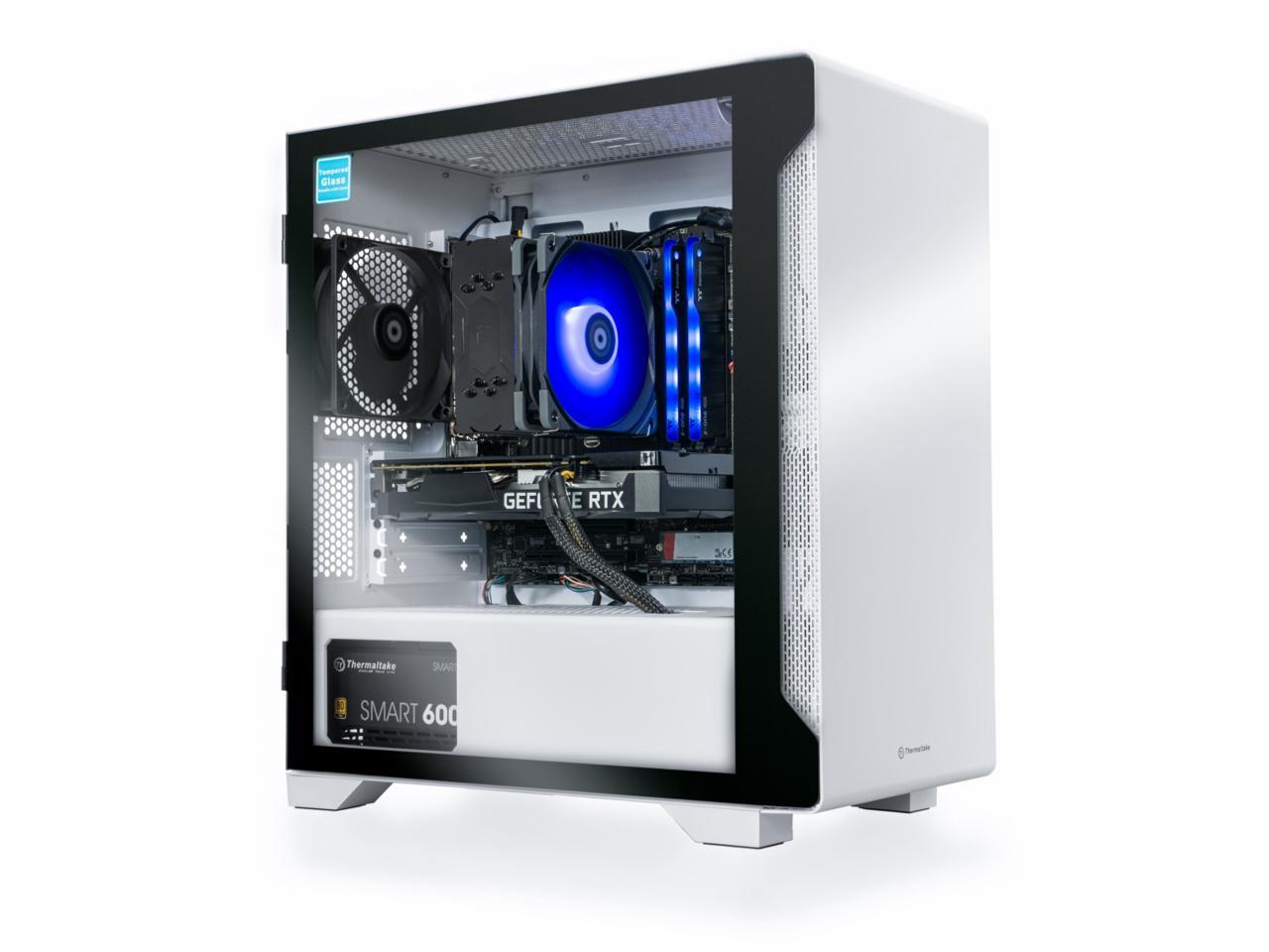 thermaltake lcgs glacier 300 aio liquid cooled cpu gaming pc