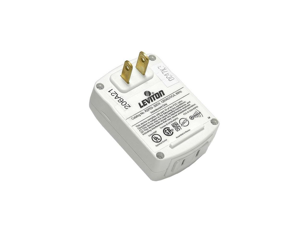 Leviton Vizia RF + ZWave PlugIn Dimmable Lamp Module (VRPD31LW)
