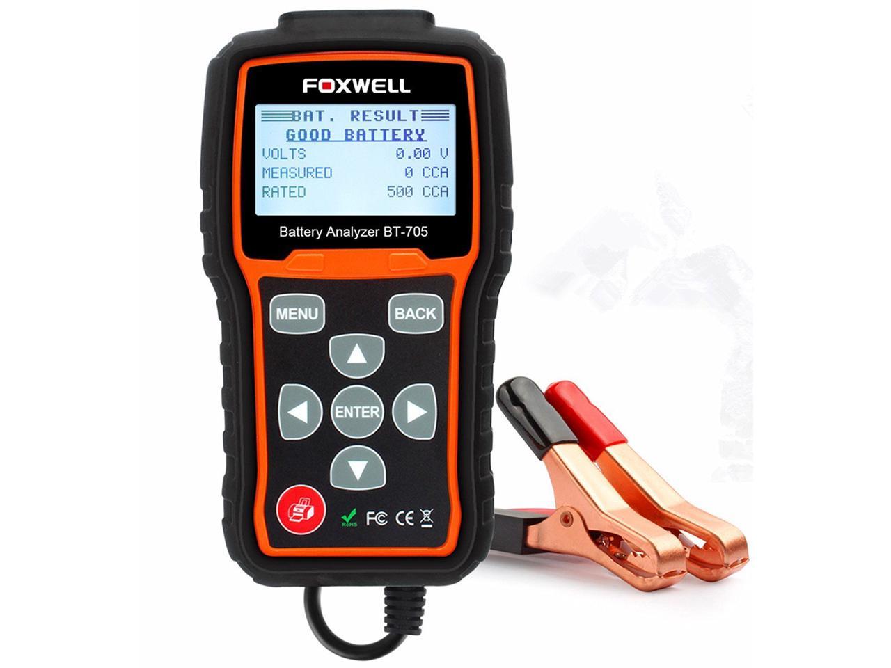 Foxwell BT705 12V 24V Battery Tester Automotive Test Car Diagnostic Analyzer 