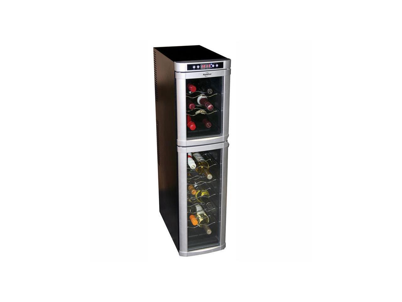 koolatron elite series 50 bottle dual zone wine cellar