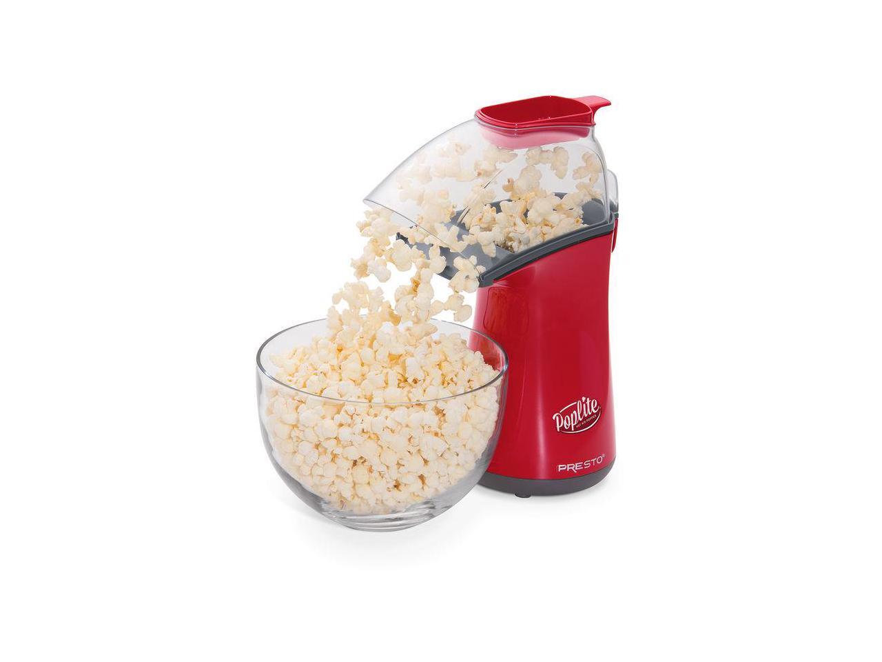Presto 04863 PopLite® Hot Air Corn Popper, Red