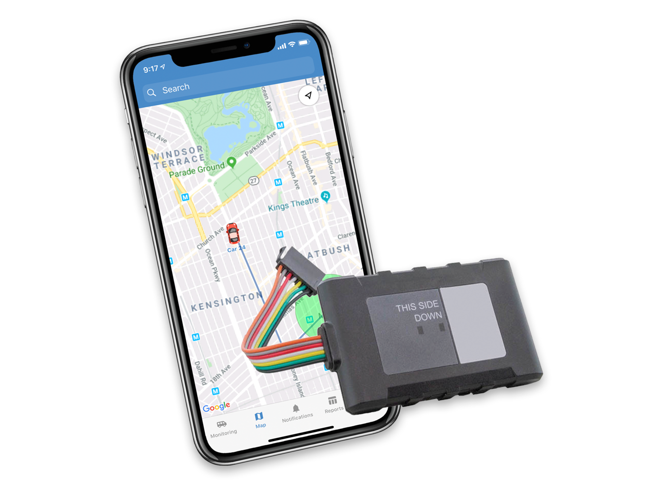LightningGPS Discrete Wired RealTime GPS Vehicle Tracker for Vehicles