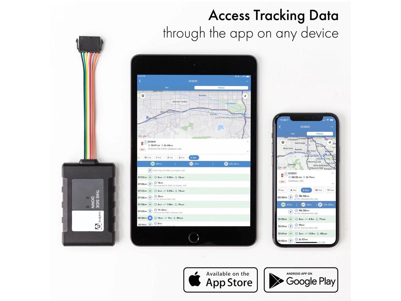 LightningGPS Discrete Wired RealTime GPS Vehicle Tracker for Vehicles