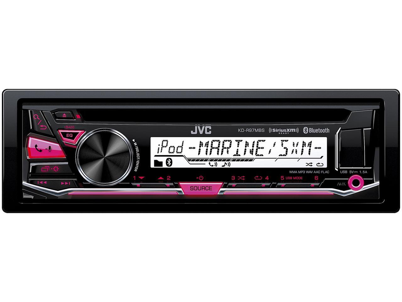 JVC Marine KDR97MBS CD Receiver with Bluetooth