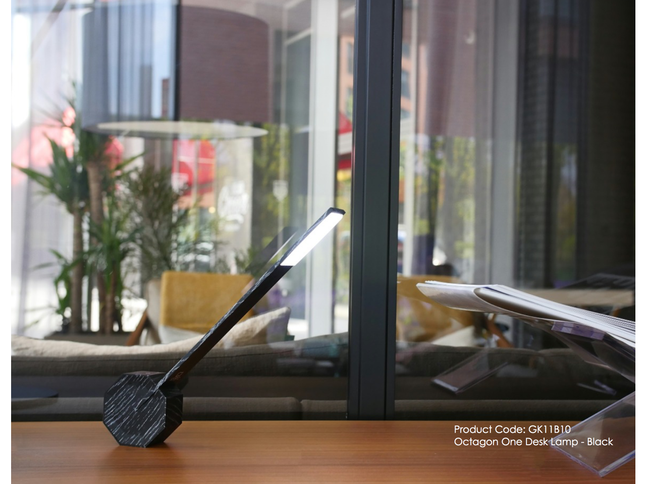 octagon portable desk light