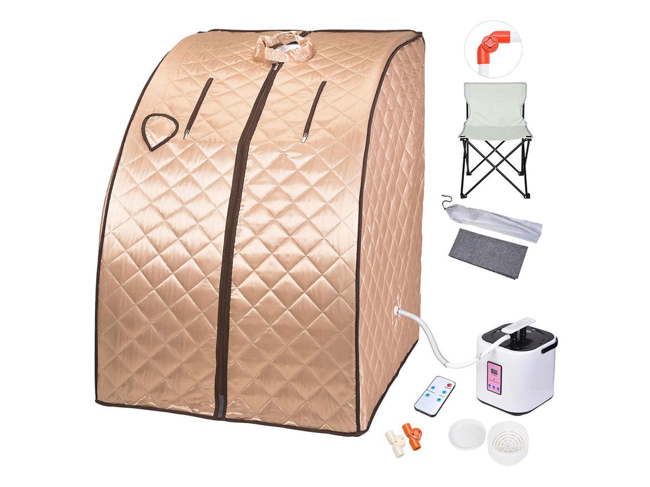 2L Portable Home Spa Steam Sauna Tent Full Body Slim Loss Weight Detox Therapy 