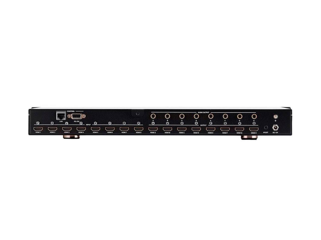 Monoprice Blackbird 4K HDMI Matrix, 8x8, HDR Support, 18G Bandwidth, 4K