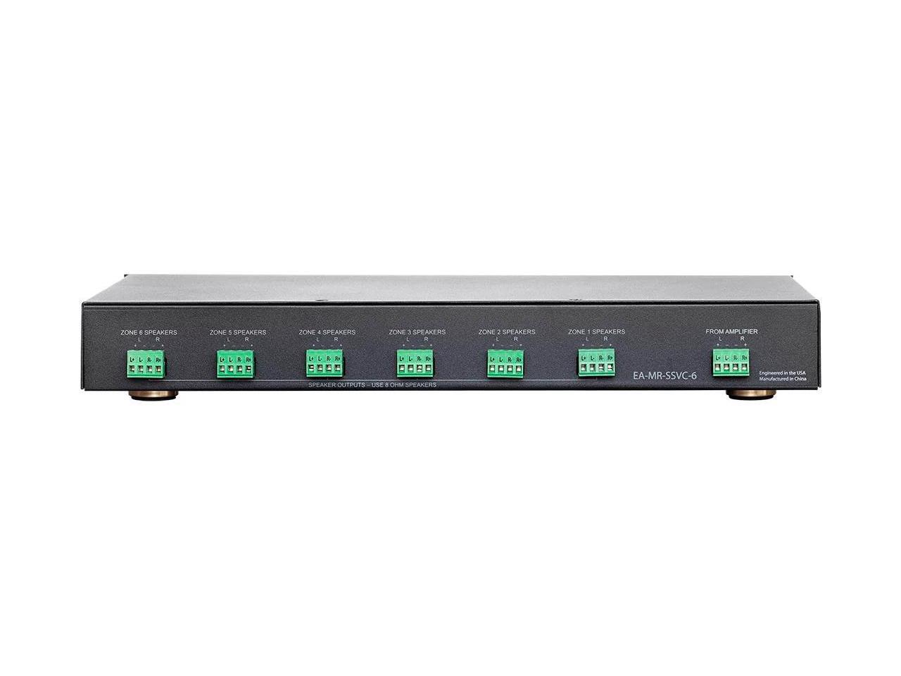 6 channel speaker selector with volume control