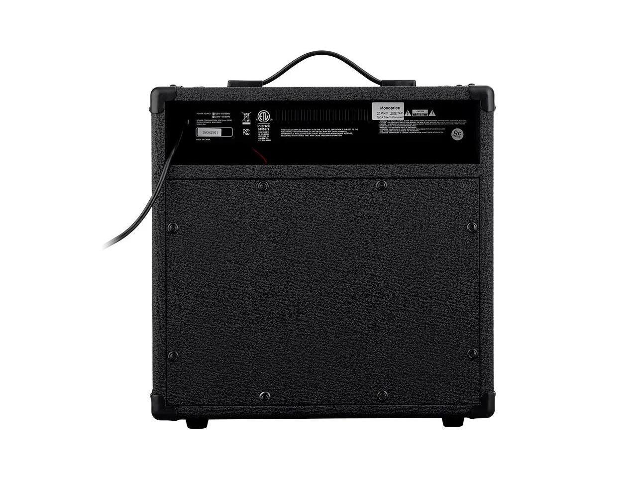 Monoprice 40Watt 1x10 Bass Combo Amplifier, Builtin Compressor and