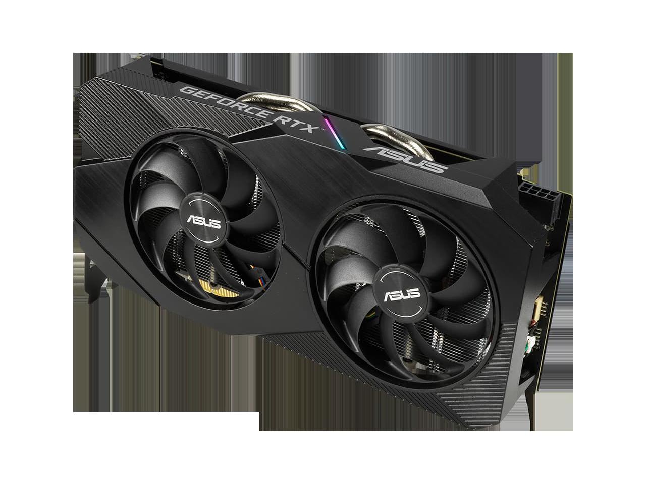 ASUS Dual GeForce RTX 2060 DirectX 12 DUAL-RTX2060-O6G-EVO Video 