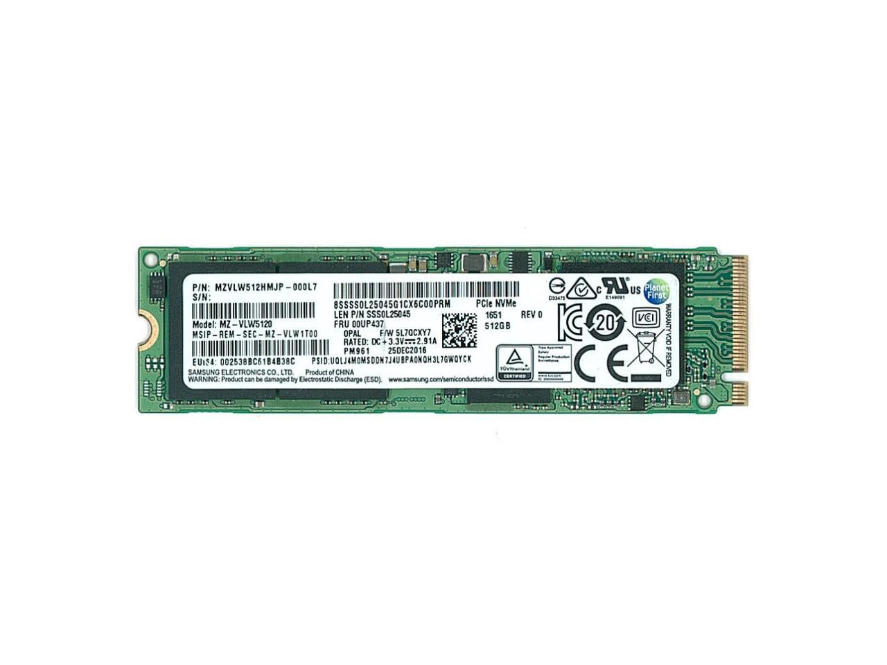 Lenovo 1TB M.2 2280 PCIE 3.0 x4 Internal Solid State Drive 4XB0W79582