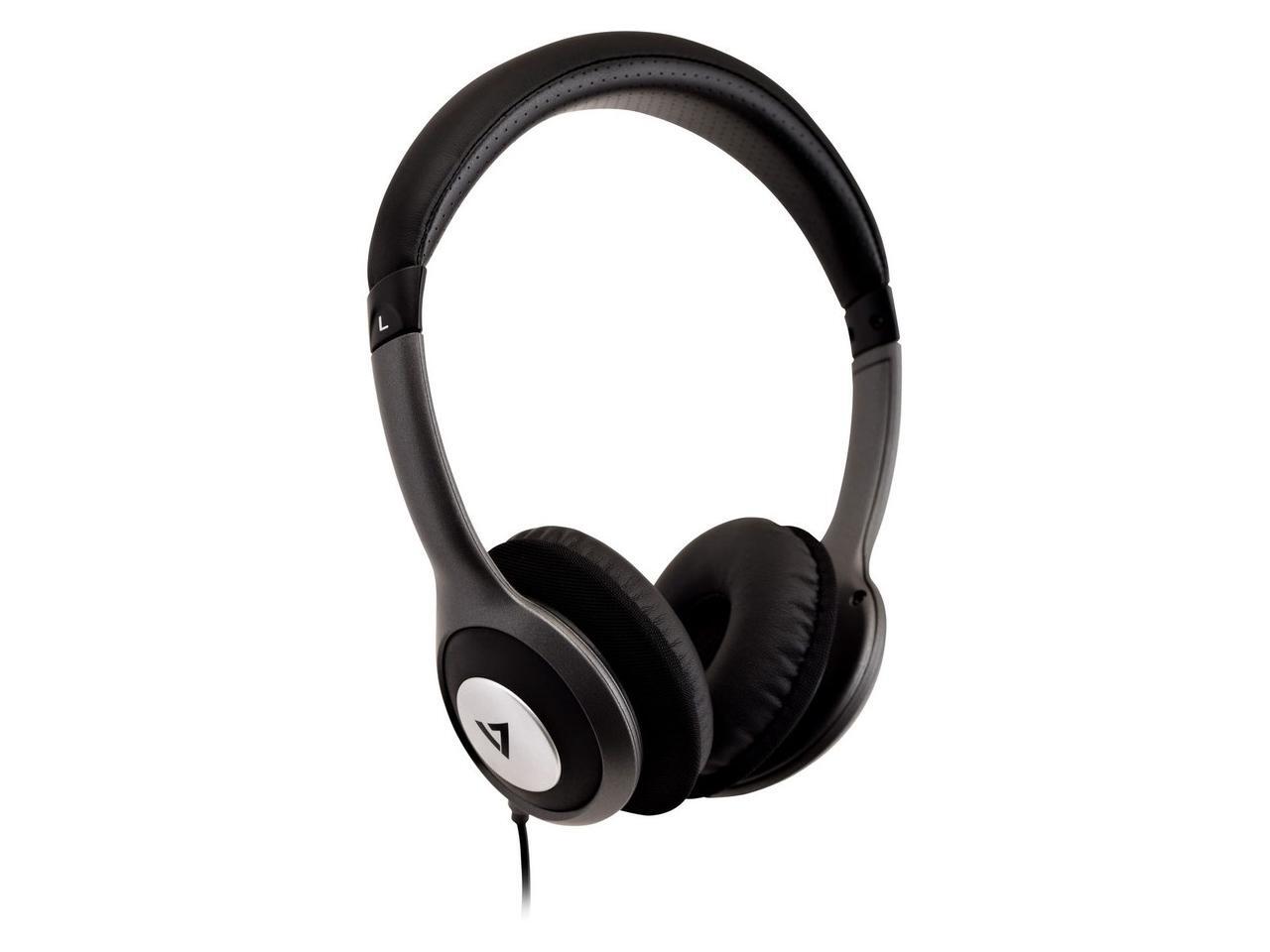 V7 Deluxe Stereo Headphones with Volume Control (HA5202NP)