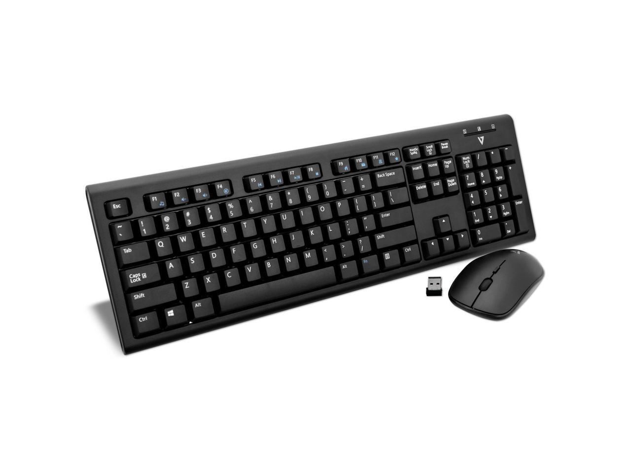 V7 CKW200US-E Black Wireless Keyboard and Mouse Combo - US - Newegg.com