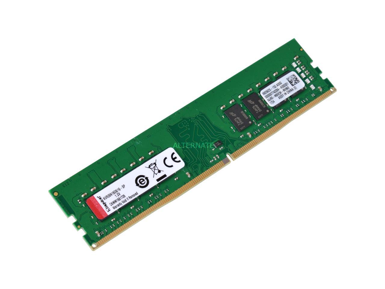 Kingston Branded Memory 16GB DDR4 2666MHz DIMM Module KCP426ND8/16 Desktop-Speicher 