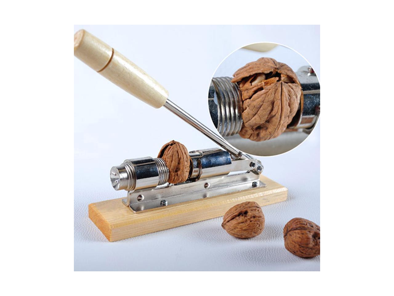 New Manual Heavy Duty Nut Cracker Pecan Cracker Fast Opener Nutcracker
