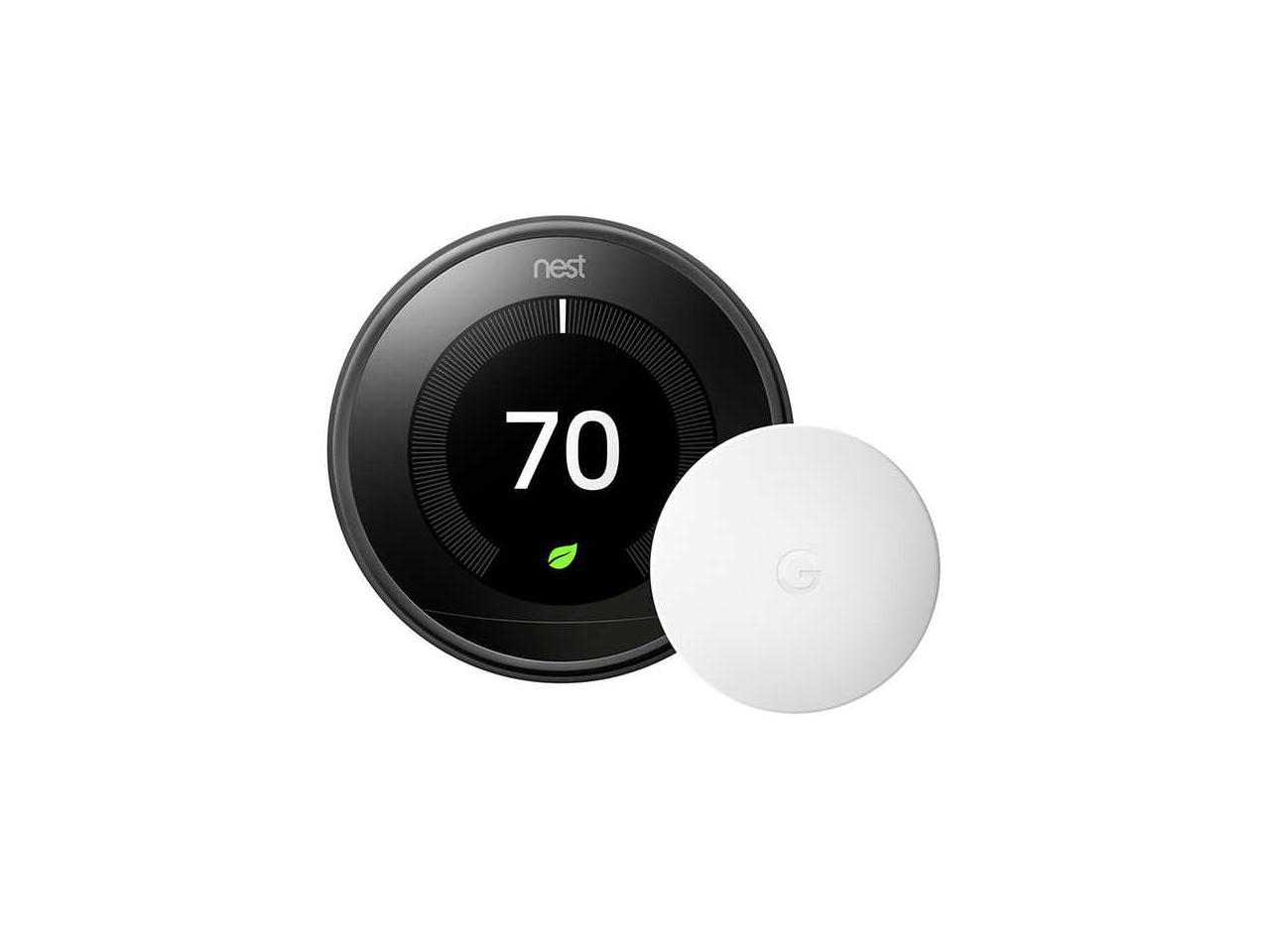 google-nest-learning-thermostat-with-nest-temperature-sensor-newegg