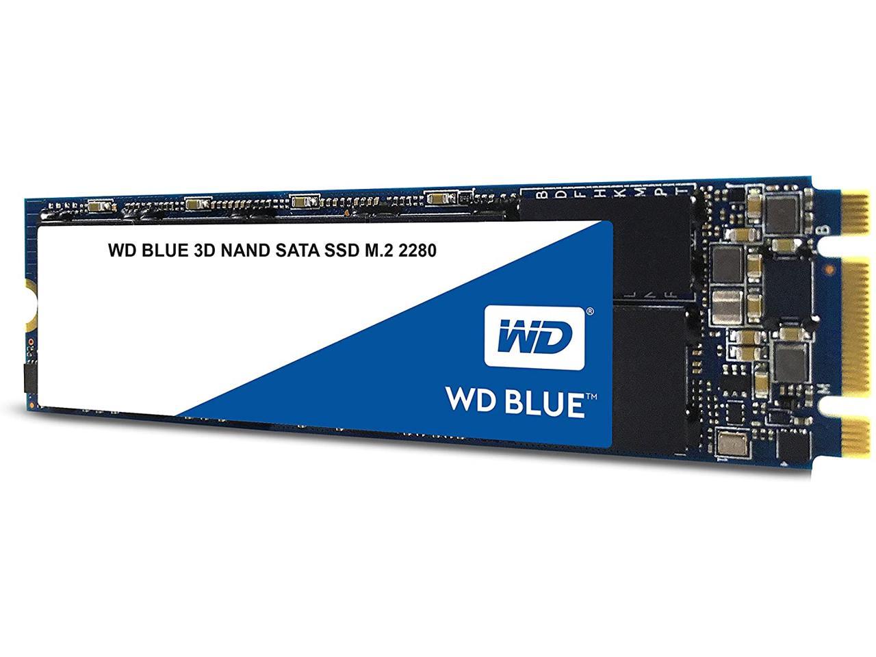 WD Blue 3D NAND 2TB Internal SSD - SATA III 6Gb/s M.2 2280 Solid State  Drive - WDS200T2B0B