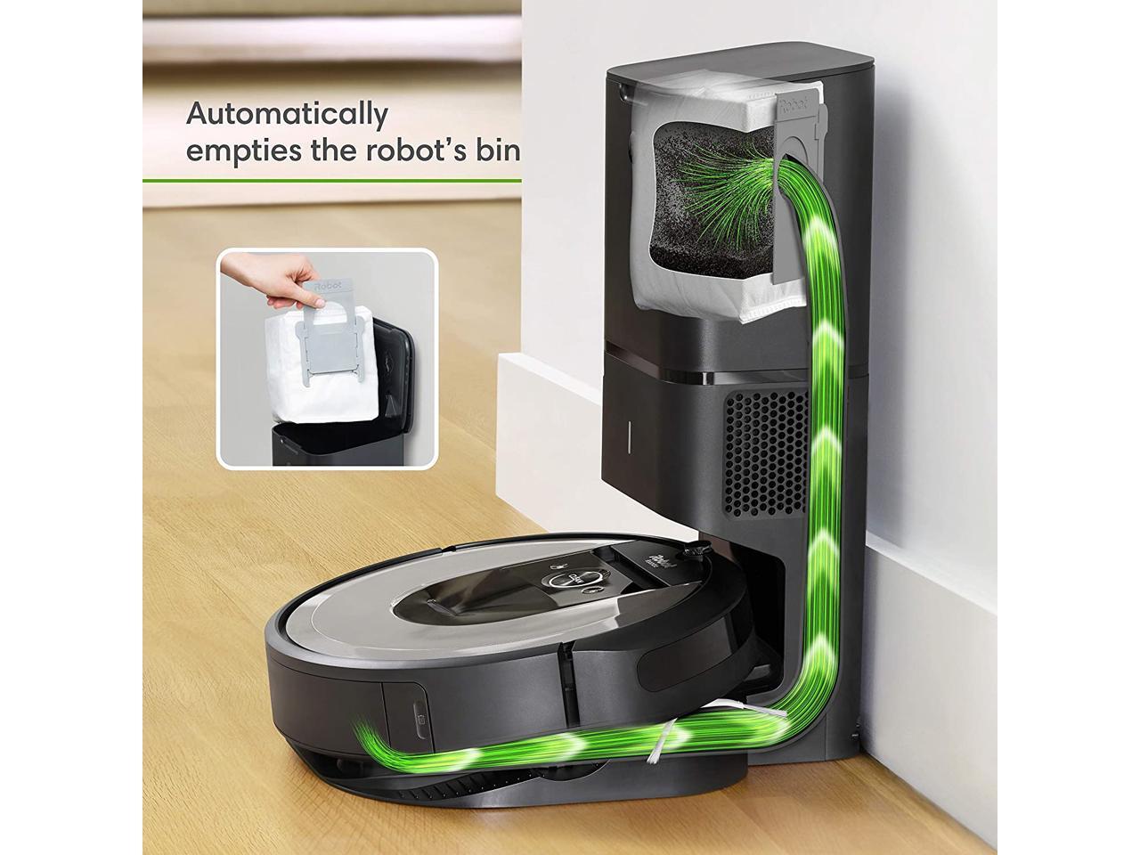 iRobot Roomba i6+ (6550) Robot Vacuum with Automatic Dirt Disposal