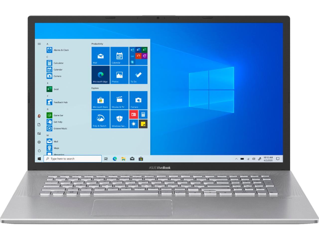 ASUS - Vivobook 17.3" Laptop - Intel Core 10th Gen i7 - 16GB Memory