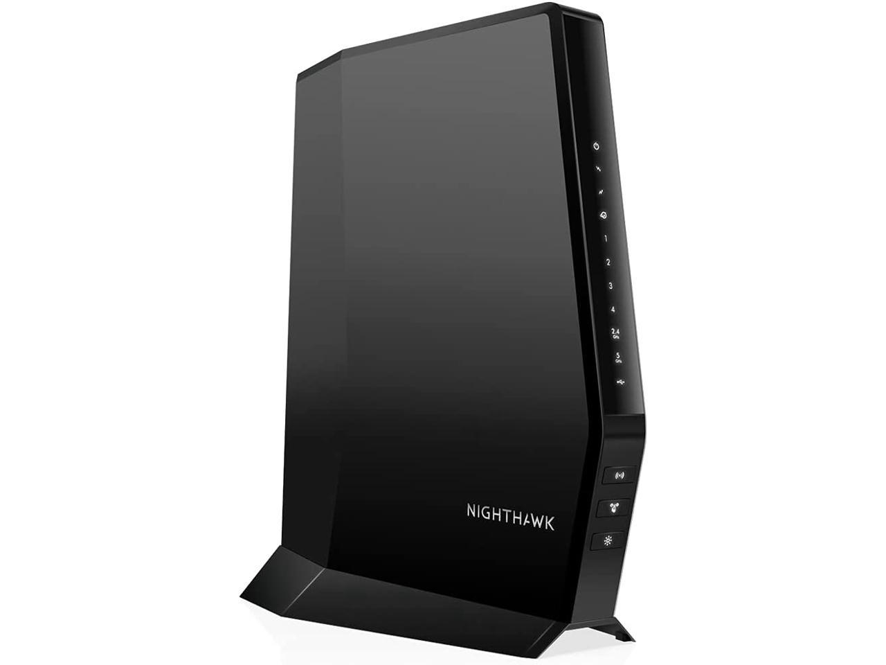 Netgear Nighthawk AX6 Wi-Fi 6 IEEE 802.11ax Cable Modem/Wireless Router ...