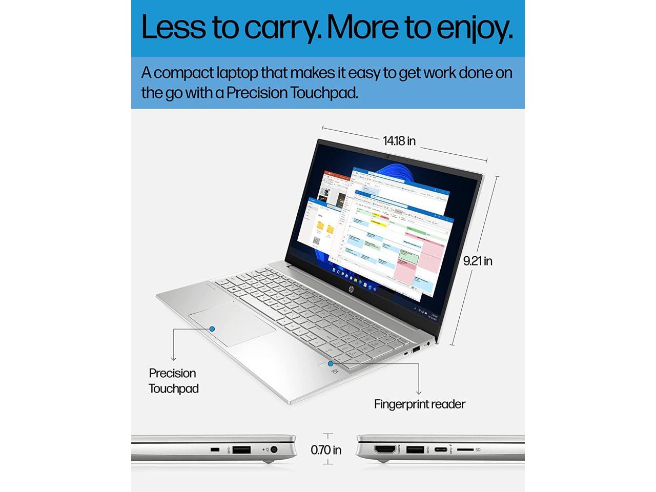 HP Pavilion 15 Laptop, 12th Generation Intel Core i71255U Processor