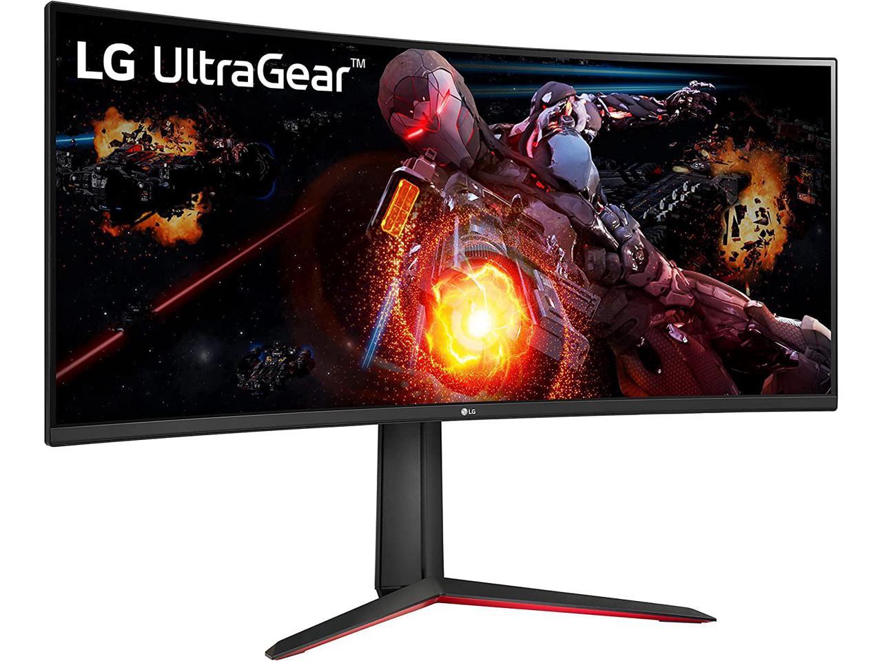 LG UltraGear QHD 34-Inch Curved Gaming Monitor 34GP63A-B, VA with HDR ...