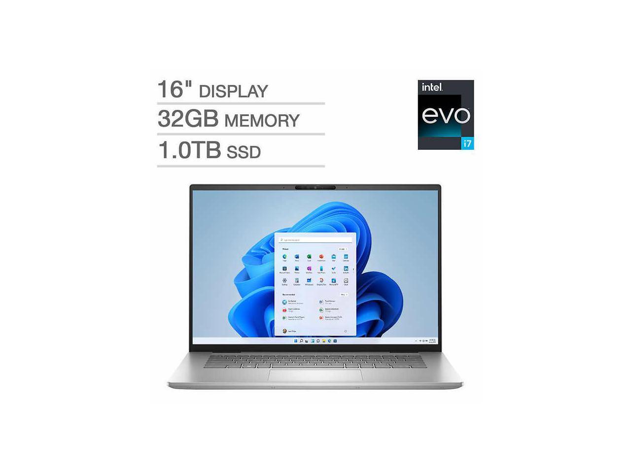 Dell inspiron plus 16 intel evo platform laptop 13th gen intel core