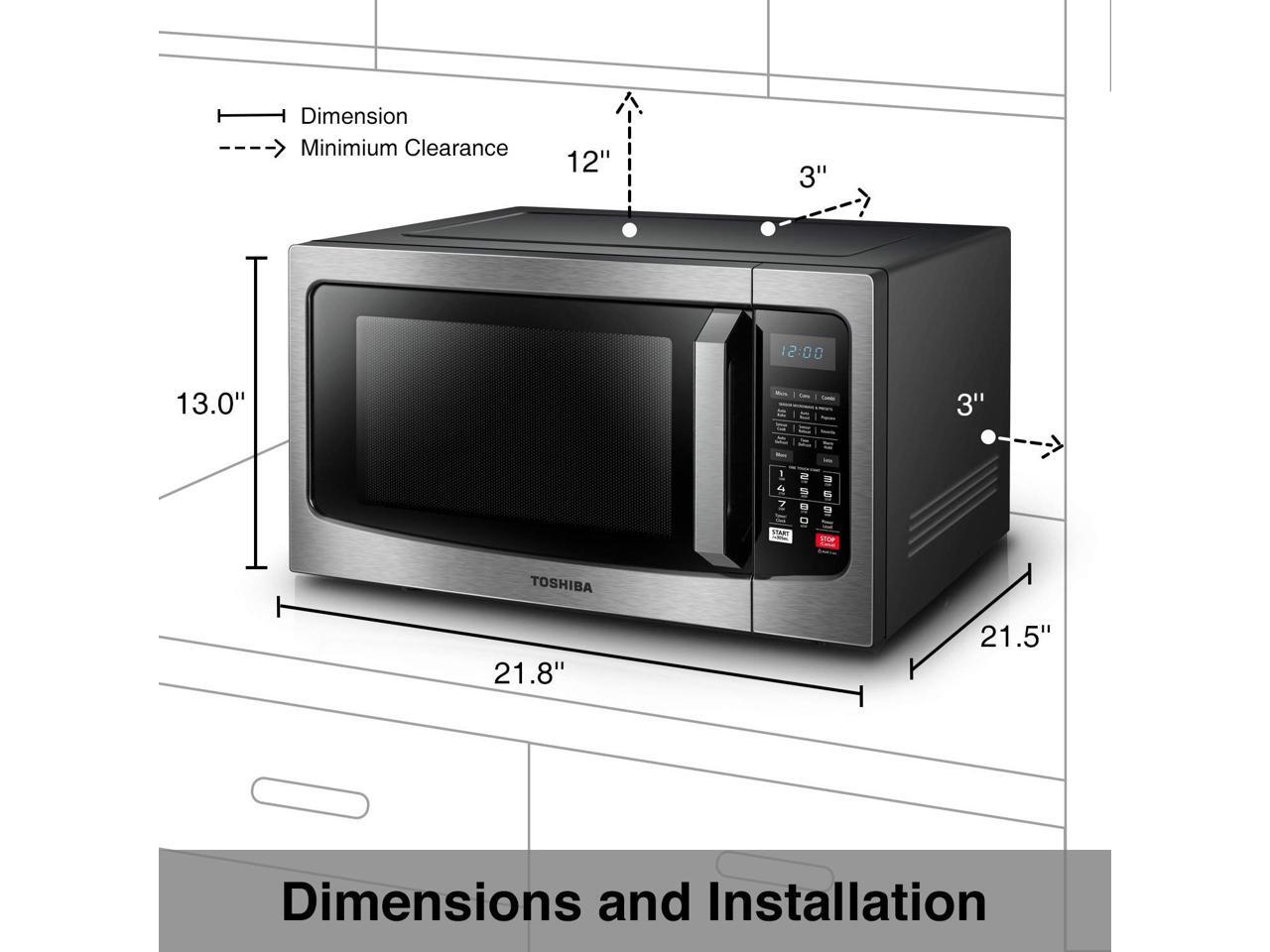 Toshiba EC042A5CSS Microwave Oven with Convection Function Smart