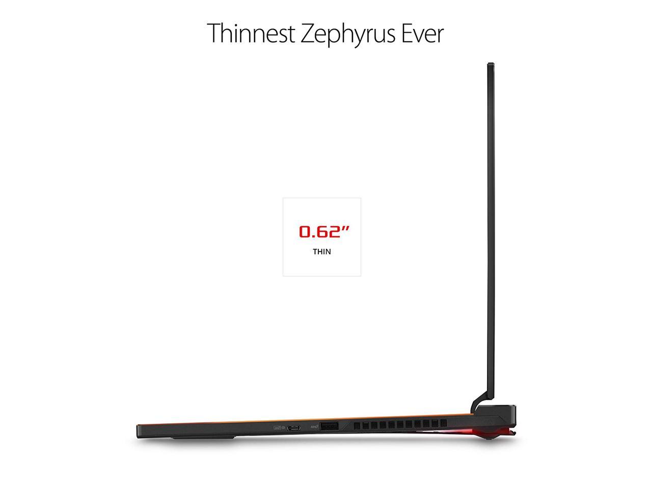 ASUS ROG Zephyrus S Ultra Slim Gaming Laptop, 15.6” 144Hz IPS Type 