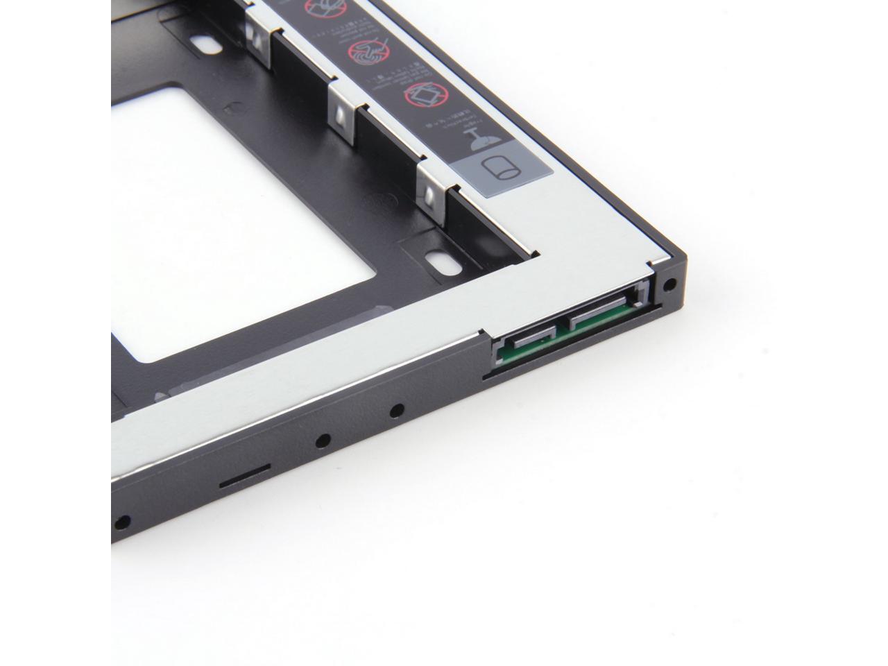 Universal 9.5mm SATA 2nd HDD SSD Hard Drive Caddy for Laptop CD/DVDROM