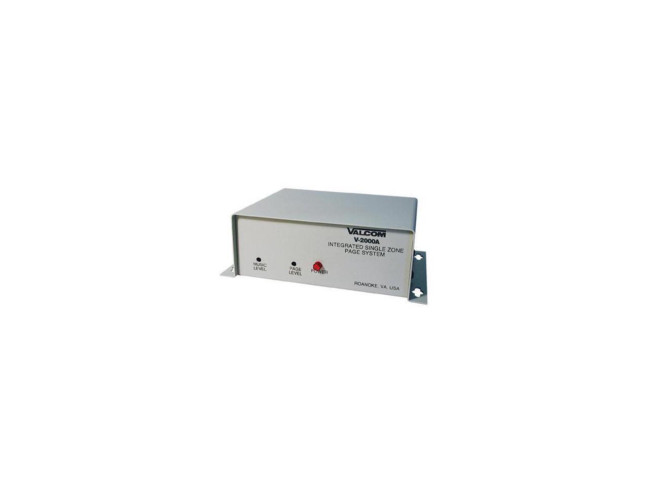 V2000A Oneway, 1 Zone, Page Control With Builtin Power