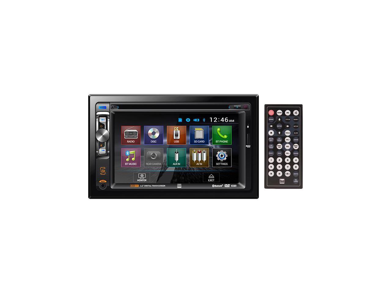 Dual XDVD256BT 2Din 6.2" Car CD/DVD Receiver With Bluetooth