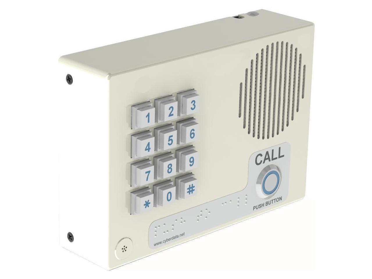 CyberData - 011113 - CyberData SIP-enabled IP Indoor Keypad Intercom ...