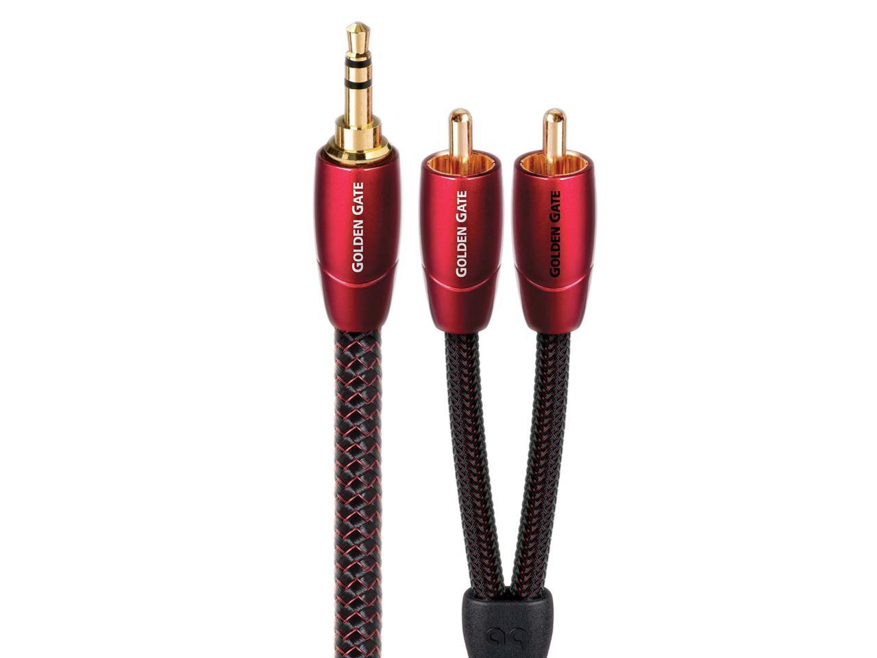 AudioQuest Golden Gate 3.5mm to Mini RCA Male Cable 4.92 ft. (1.5m)